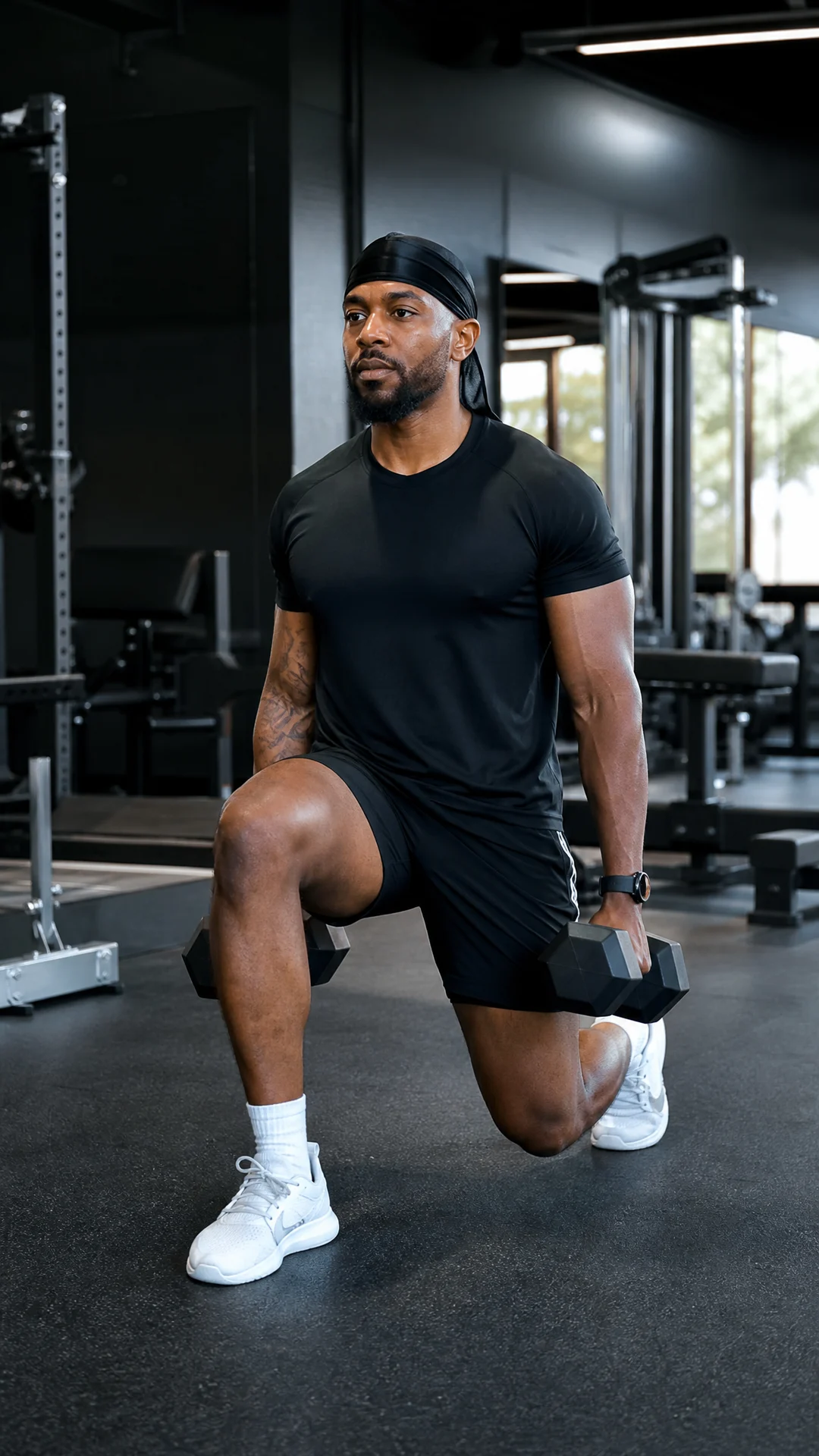 AI-generated example: gym workout.