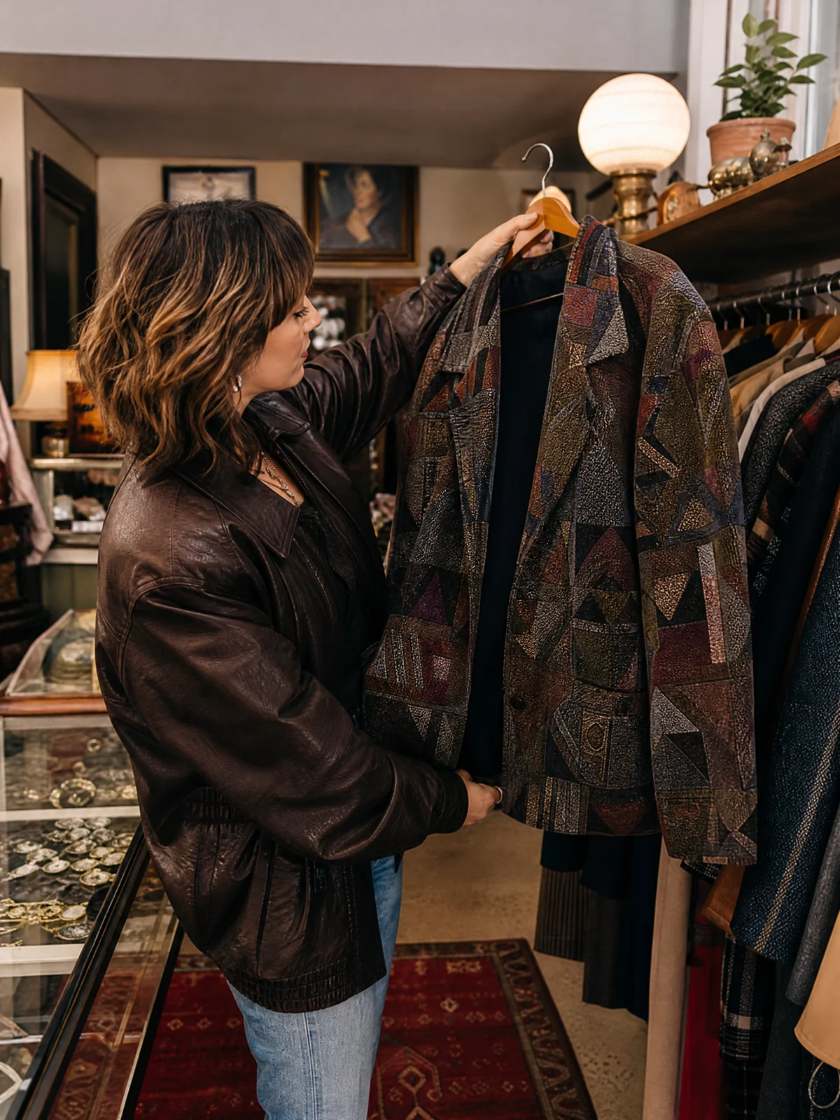 AI-generated example: shopping edit.