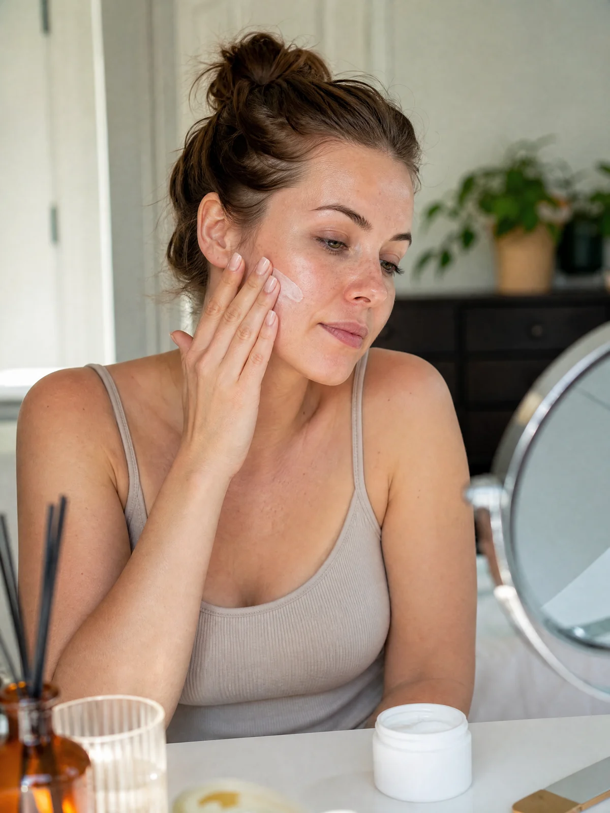 AI-generated example: skincare routine.