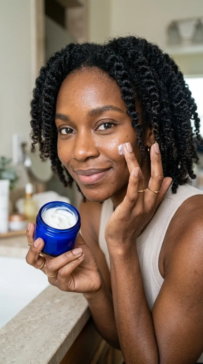 Nia in a product creator scene.